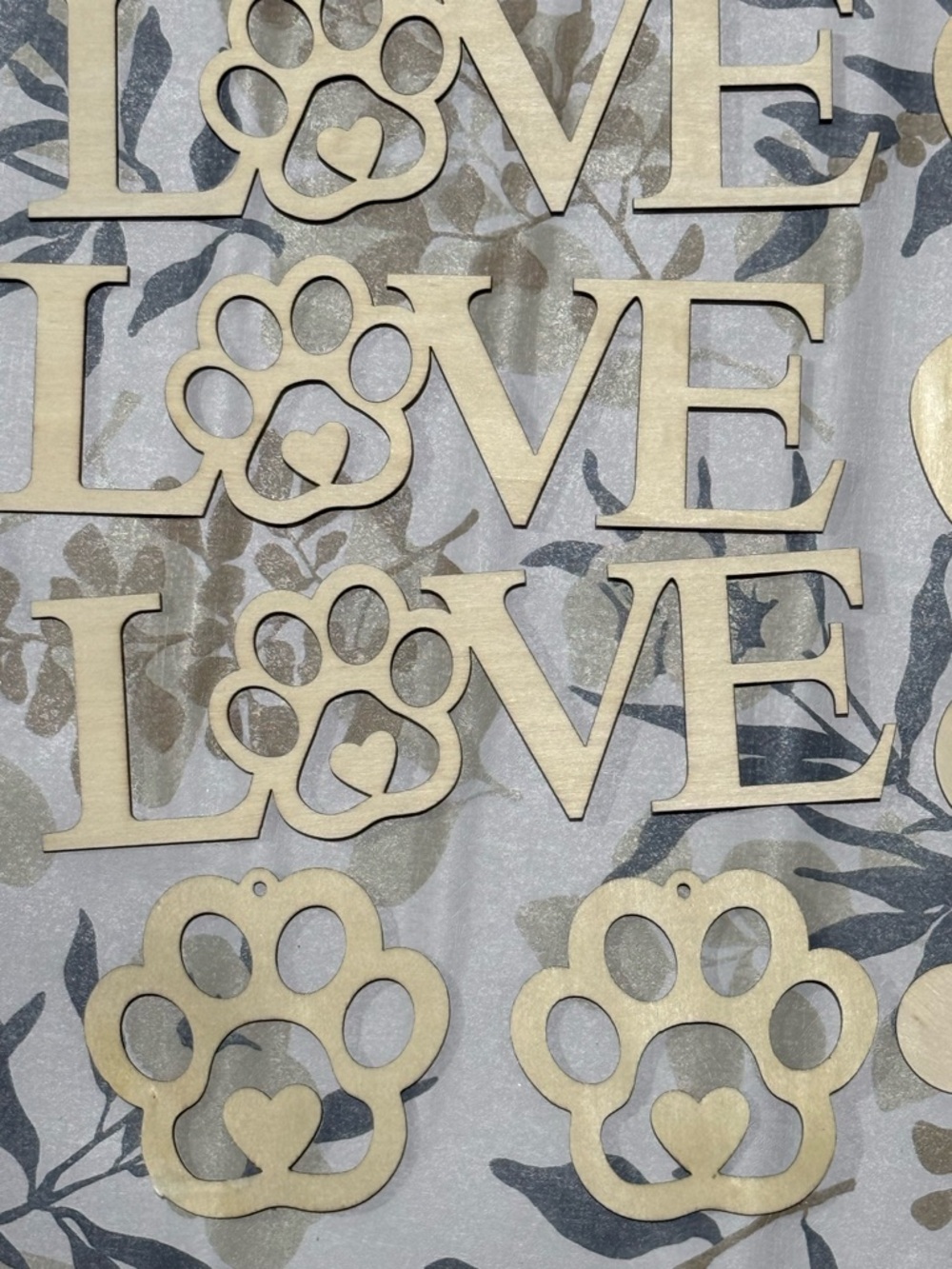 Wooden Pet-Themed Cutouts - Natural Wood - Picture 2 of 3